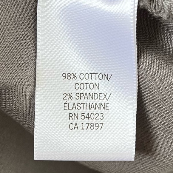 •Banana Republic Factory•  NWT Ryan Fit Taupe Chino Pants - Size 8 - Picture 8 of 10